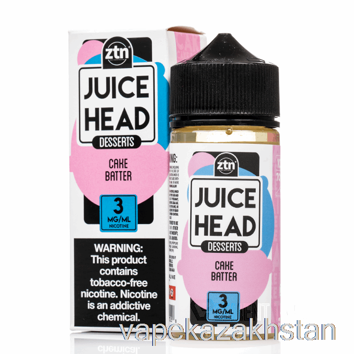 Vape Smoke Cake Batter - Juice Head - 100mL 3mg